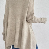 Brigitte™ langer Pullover – Elegant & zeitlos
