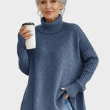 Brigitte™ langer Pullover – Elegant & zeitlos