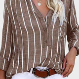 Débora - Handgemachte gestreifte Bluse