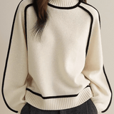 Lara™ Pullover mit hohem Kragen