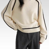 Lara™ Pullover mit hohem Kragen