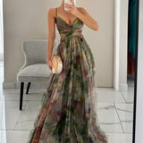 Antonia | Maxikleid Blumenprint mit V-Ausschnitt