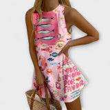 Mirava – Mini Kleid mit rosa Druck