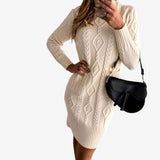 Amina™ Elegantes Strickkleid