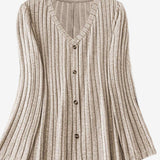 Veronie™ Ausgestelltes Strickkleid