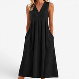 Suzaine™ Midi- Kleid mit ausgestelltem Schnitt