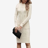 Amina™ Elegantes Strickkleid