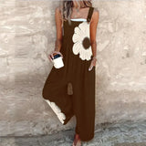 Bequeme bedruckte Latzhose
