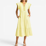 Jessie™ Midi-Kleid mit Streifen