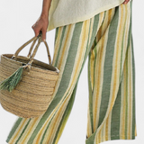 Olívia - Set aus Lino di Bambù in Olivengrün