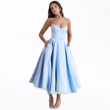 Britta | Midikleid aus Luxus