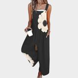 Bequeme bedruckte Latzhose