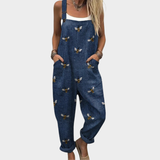 Bequeme Druck-Latzhose