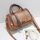 Rose | Ledertasche mit Struktur