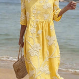Greta | Legeres Damenkleid mit Blumenmuster