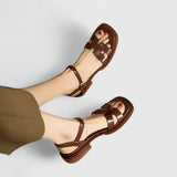 Anna-Veronika | Sandalen bassi elegante