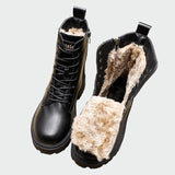 Berit | Winterliche Leder-Stiefeletten