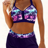 Magdalena | Gerippter High-Waist-Bikini