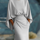 Sophia | Kleid elegant mit V-Ausschnitt, ärmellos und rückenfrei