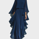 Aurora - Elegantes Komplett-Outfit aus Chiffon mit Volants