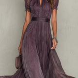 Mia | Maxikleid Chiffon Vintage elegant