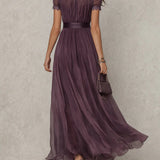 Mia | Maxikleid Chiffon Vintage elegant