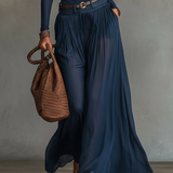 Johanna | Off-Shoulder-Top und Rock marineblau