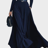 Kornelia - Maxikleid aus Strick mit hohem Kragen