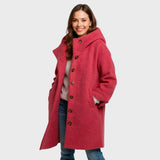 Rose | Bequemer mittellanger Alltagsmantel