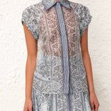 Magdalena | Bedrucktes zweiteiliges Boho-Set