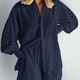 Marlene | Leichtes Blusen- und Shorts-Set