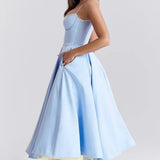 Britta | Midikleid aus Luxus