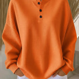 Michaela – Eleganter Damenpullover mit Knöpfen