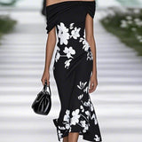 Emily | Kleid elegant mit Blumenprint