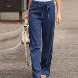 Ida | Damen-Relaxhose mit Kordel und elastischem Bund