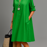 Riley™ | Raffiniertes Midi-Kleid