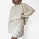 Marie™ Komplett plissierter Pullover