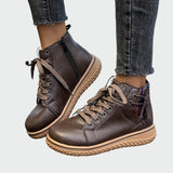 Armgard | Orthopädische Leder-Stiefeletten