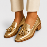 Henriette | Goldene Loafer