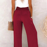 Rose | Entspannte High-Waist-Hose