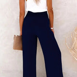 Rose | Entspannte High-Waist-Hose