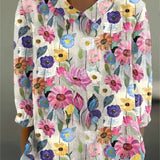 Vera | Künstlerische Bluse mit Print