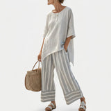 Clarisse - Set Asymmetrische Bluse