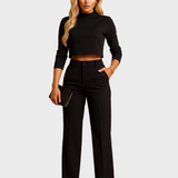 Mareen - Enganliegendes Set für den Herbst mit Top und Hose für Damen