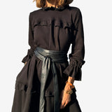 Lauren™ Midi-Kleid mit Volants