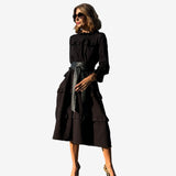Lauren™ Midi-Kleid mit Volants