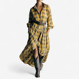 Clelia™ Karo-Kleid