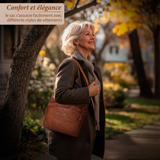 Martha | Leder-Schultertasche