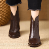 Delia | Luxuriöse Stiefeletten mit mittelhohem Absatz